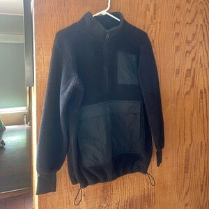Aerie offline black zip up